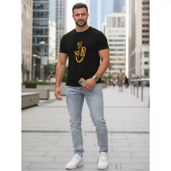  Moška majica s kratkimi rokavi DSTREET NX0138R-BK ČRNA 