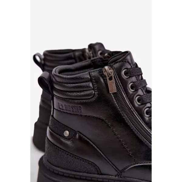  Moški gležnarji BIG STAR SHOES UU174242 ČRNA 