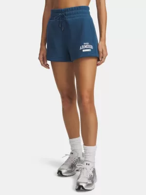 Ženske kratke hlače UNDER ARMOUR ICON FLC NOV SHORT 6010982-498 MODRA