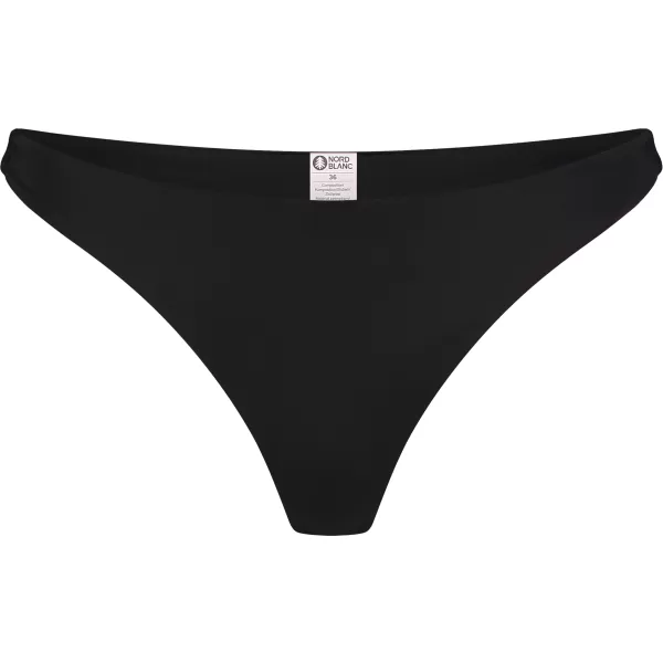  Ženski spodnji del bikinija NORDBLANC GLITZ NBSSS8240 ČRNA 
