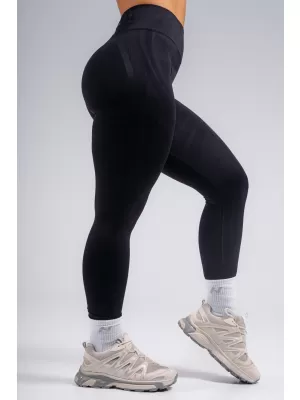 Ekstra push-up pajkice z visokim pasom NEBBIA PRIMAL 850 ČRNA