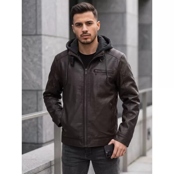  Moška jakna DSTREET TX5148 RJAVA 