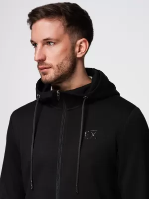 Moški pulover OMBRE OM-SZBC-0196 ČRNA