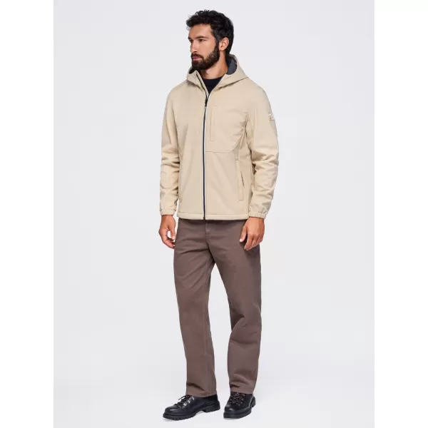  Moška softshell jakna OMBRE OM-JANP-0292 PESEK 