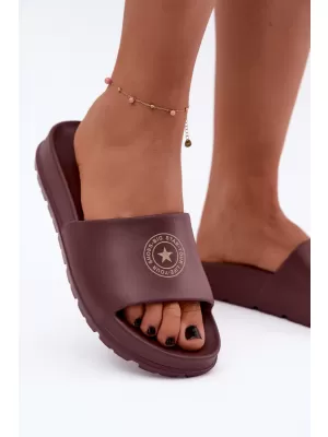Ženski copati BIG STAR SHOES UU274075 ODTENKI RJAVE IN BEŽ