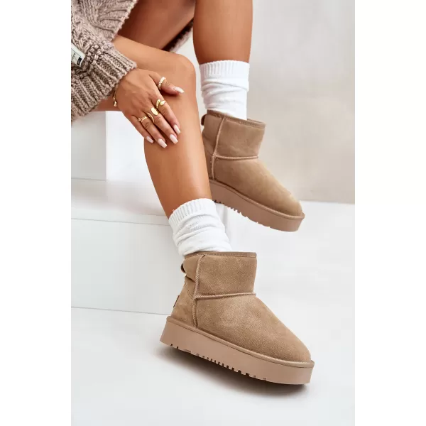  Ženski snežaki BOTO NN605 KAKI 