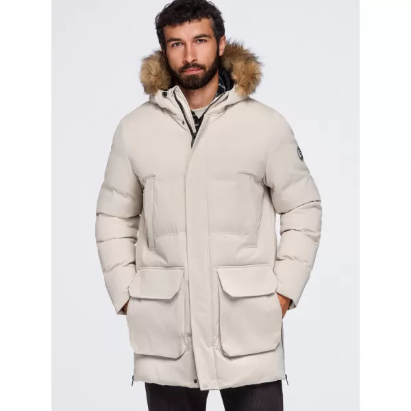  Moška parka OMBRE OM-JALJ-0310 KREMA 