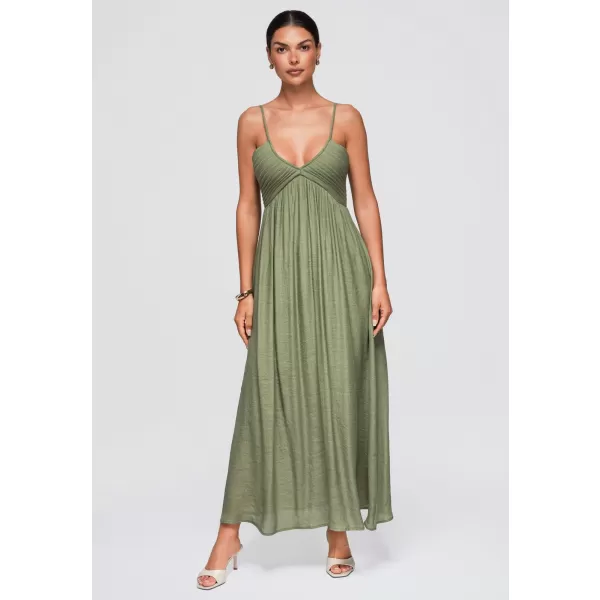  Obleka OMBRE OW-DLR-E0009 ZELENA 