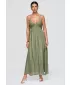 Obleka OMBRE OW-DLR-E0009 ZELENA