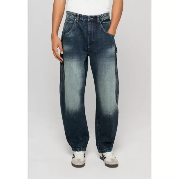  Moške hlače URBAN CLASSICS TB8057 TEMNO MODER MARMOR PRAN 