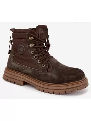 Moški čevlji BIG STAR SHOES UU174254 RJAVE/BEŽ SENCE