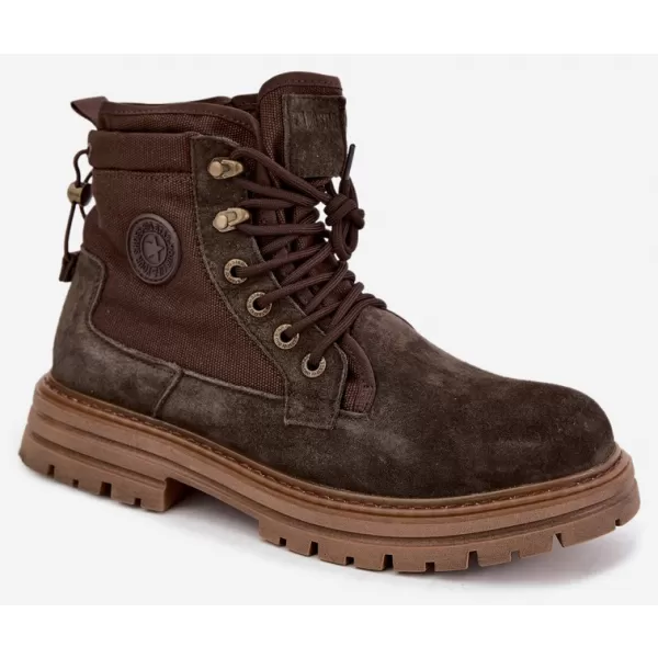  Moški čevlji BIG STAR SHOES UU174254 RJAVE/BEŽ SENCE 