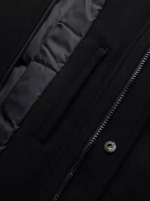 Moška parka OMBRE OM-COWC-0161 ČRNA