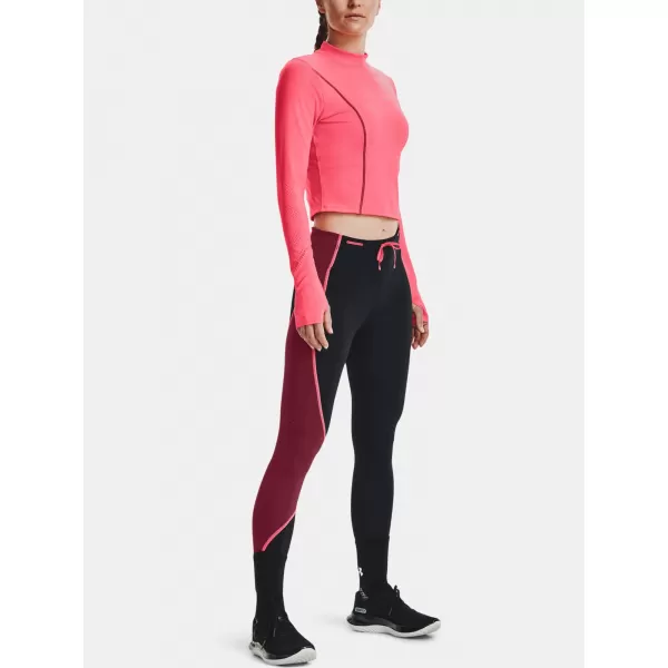  Ženska majica s kratkimi rokavi UNDER ARMOUR UA RUN ANYWHERE LASER LS 1365641-819 ROZA 