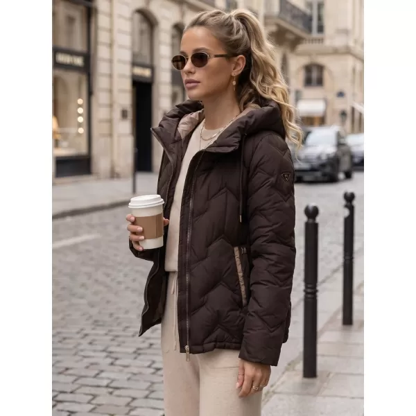  Ženska jakna DSTREET TY5944 RJAVA 