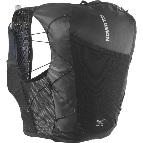  Ženski nahrbtnik SALOMON ACTIVE SKIN 12 LC2178600 ČRNA/KOVINSKA 