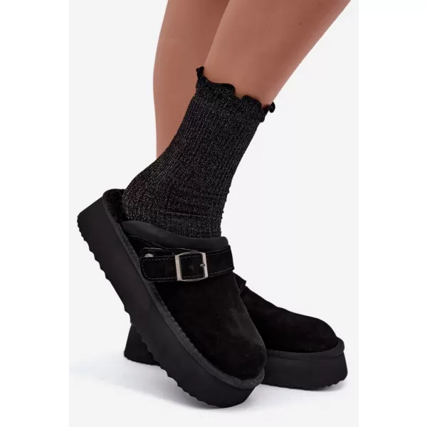  Ženski snežaki BIG STAR SHOES UU274698 ČRNA 