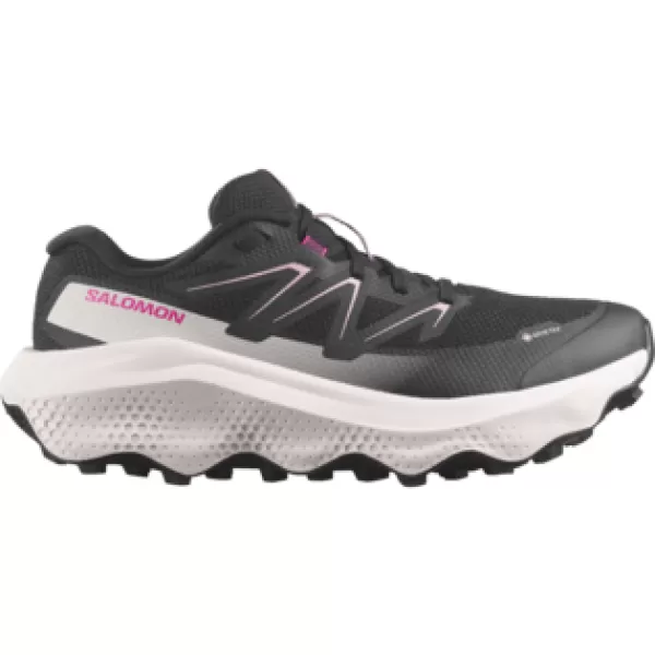  Ženski čevlji SALOMON ULTRA FLOW 2 GORE-TEX L49299500 ČRNA/ZORA ROZA/VANILIJA LED 
