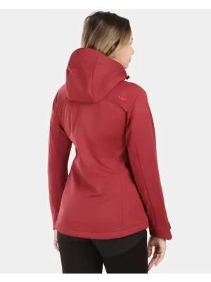 Ženska softshell jakna KILPI ONTAVIA-W 1L0113KI TEMNO RDEČA