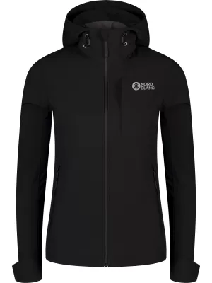 Ženska softshell jakna NORDBLANC BLINK NBSSL8320 ČRNA