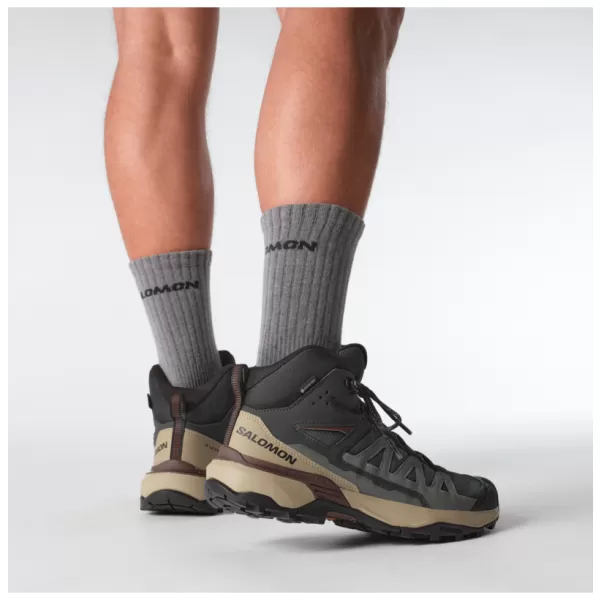  Moški čevlji SALOMON X ULTRA 360 MID GORE-TEX L47743300 FANTOM/DESERT TAN/RUM ROZINE 
