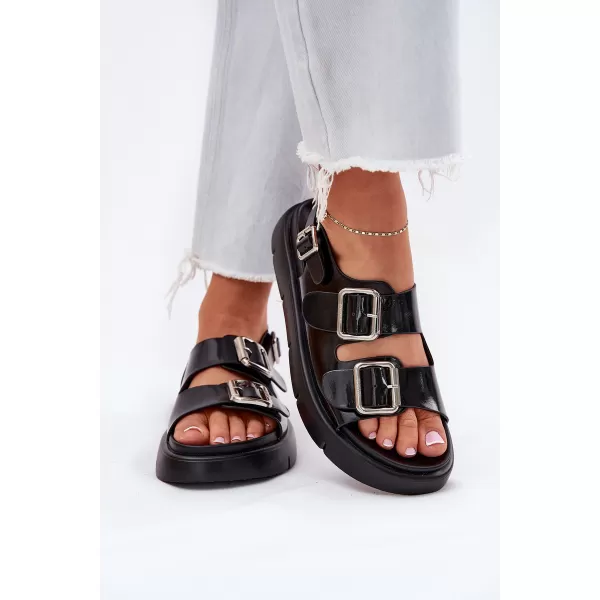  Ženske sandale BIG STAR SHOES RR274662 ČRNA 