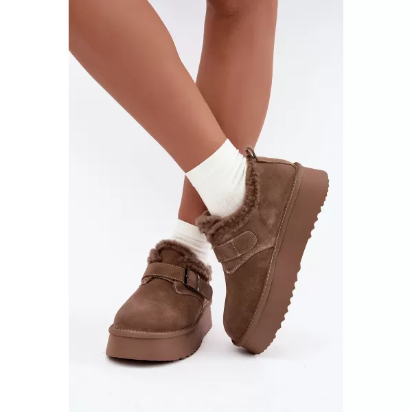 Ženski snežaki BIG STAR SHOES UU274318 BEŽ 