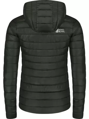 Ženska prešita jakna NORDBLANC NIMBUS WJL8395 TEMNO ZELENA