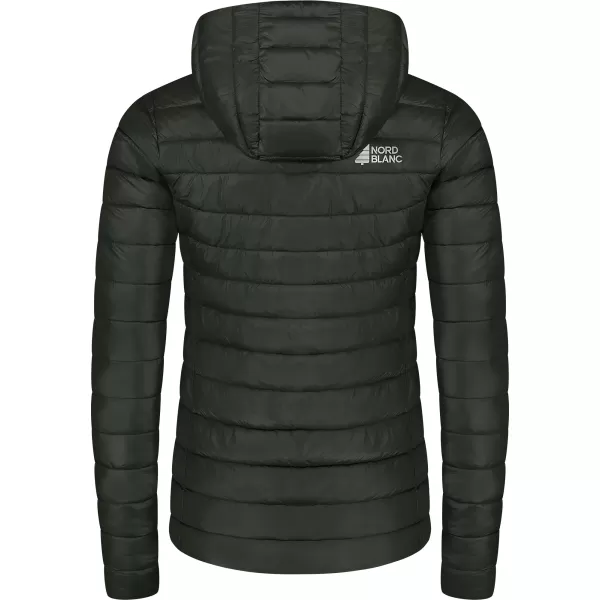  Ženska prešita jakna NORDBLANC NIMBUS WJL8395 TEMNO ZELENA 