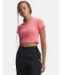 Ženska majica s kratkimi rokavi UNDER ARMOUR RIVAL RIB BABY TEE 6000264-600 ROZA