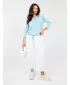 Ženska majica s kratkimi rokavi BASIC FEEL GOOD RV-BZ-4691.10X SVETLO MODRA