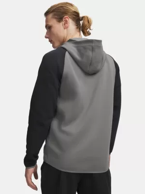 Moški pulover UNDER ARMOUR UNSTOPPABLE FLC FZ HD EU 1389352-709 ZELENA