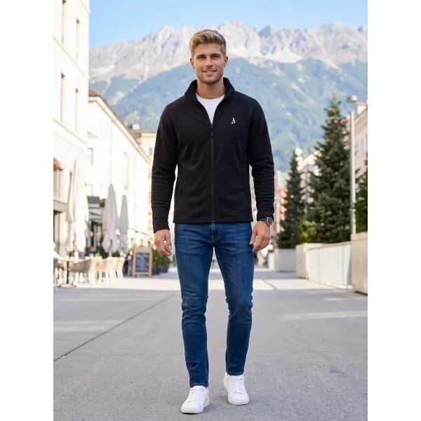  Moški pulover iz flisa ALTISPORT ALM002852 ČRNA IN SREBRNA 
