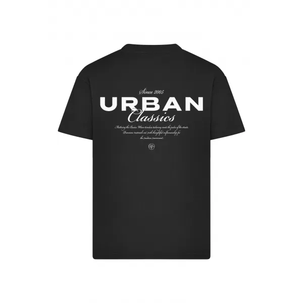  Moška majica s kratkimi rokavi URBAN CLASSICS TB8665 ČRNA 