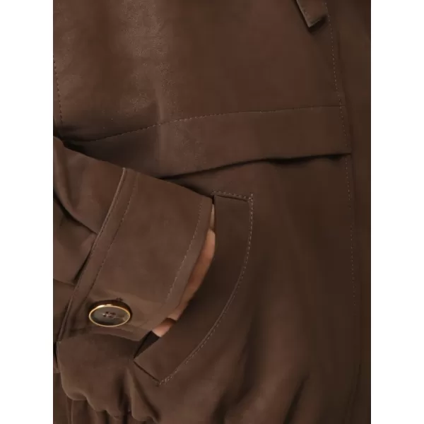  Ženska jakna DSTREET TY5694 RJAVA 