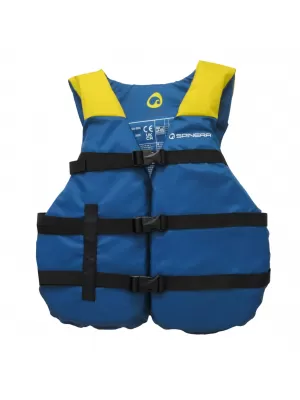 Plavalni brezrokavnik SPINERA Universal Nylon 2 MODRA/RUMENA