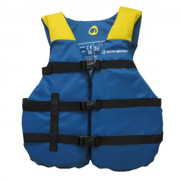  Plavalni brezrokavnik SPINERA Universal Nylon 2 MODRA/RUMENA 