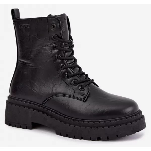  Ženski gležnjarji BIG STAR SHOES UU274816 ČRNA 