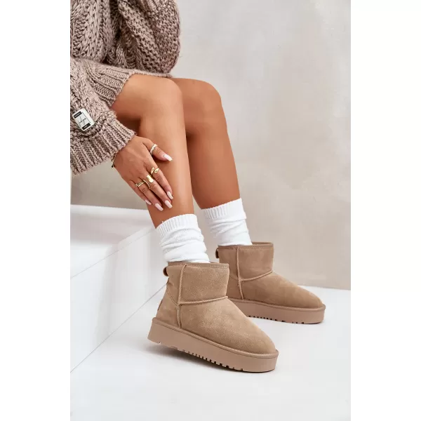  Ženski snežaki BOTO NN605 KAKI 