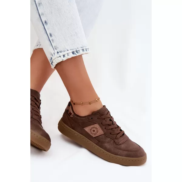  Ženske superge BIG STAR SHOES UU274017 RJAVA/BEŽ 
