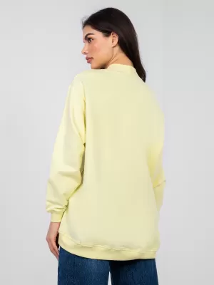 Ženski pulover BASIC FEEL GOOD RV-BL-5185.93P SVETLO RUMENA