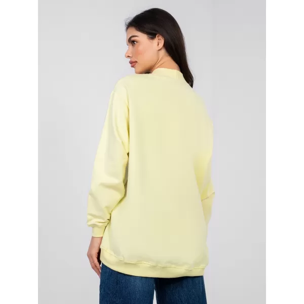  Ženski pulover BASIC FEEL GOOD RV-BL-5185.93P SVETLO RUMENA 
