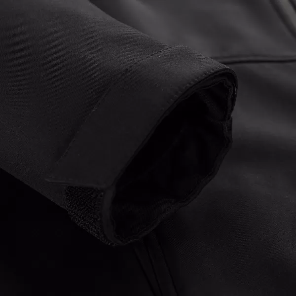  Ženski topel softshell plašč ALPINE PRO IBORA 2 ČRNA 