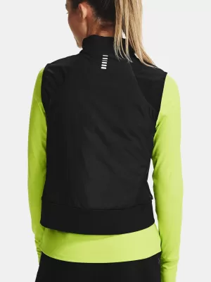Ženski telovnik UNDER ARMOUR CG REACTOR RUN STORM VEST 1355811-001 ČRNA