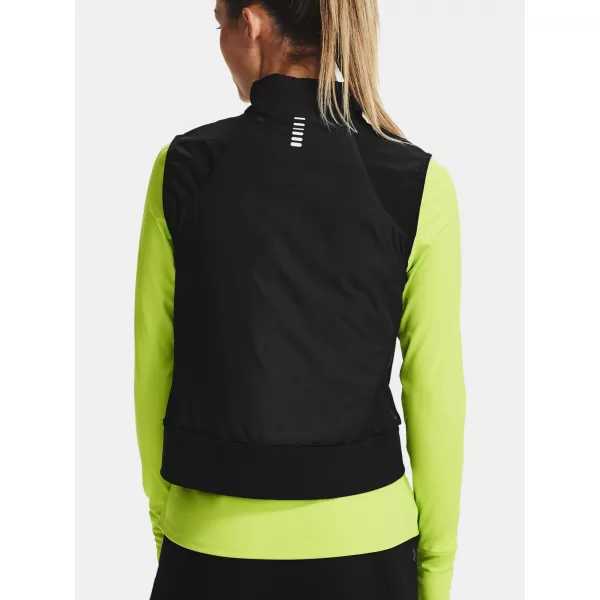  Ženski telovnik UNDER ARMOUR CG REACTOR RUN STORM VEST 1355811-001 ČRNA 