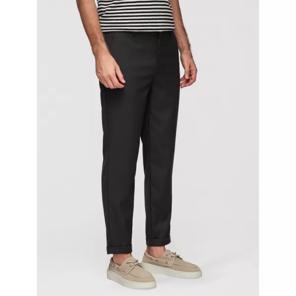 Moške chino hlače OMBRE P1525 ČRNA 