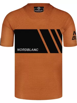 Moška funkcionalna kolesarska majica NORDBLANC MUD NBSMF8083 RJAVA