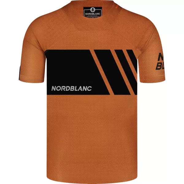  Moška funkcionalna kolesarska majica NORDBLANC MUD NBSMF8083 RJAVA 