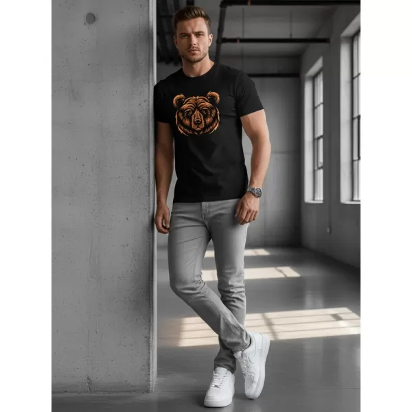  Moška majica s kratkimi rokavi DSTREET NX043R ČRNA 