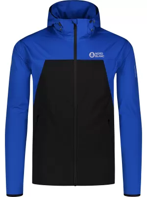 Moška nepremočljiva softshell jakna NORDBLANC EXPEDITIOUS NBSSM8323 MODRA
